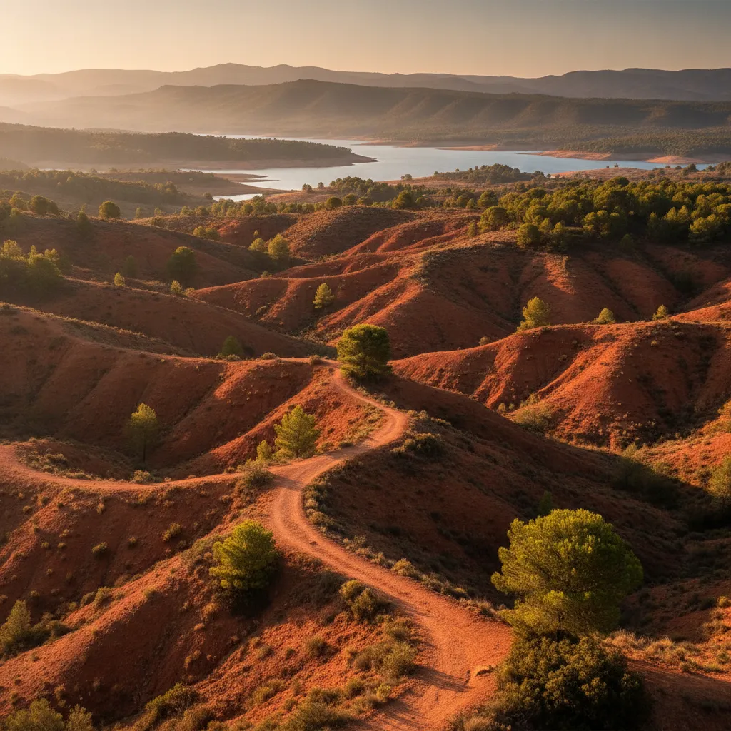 Terres rouges du Salagou : un paysage martien à 1h de Montpellier